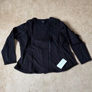 Athleta Black Utility Jacket for Women Moto 2X NWT